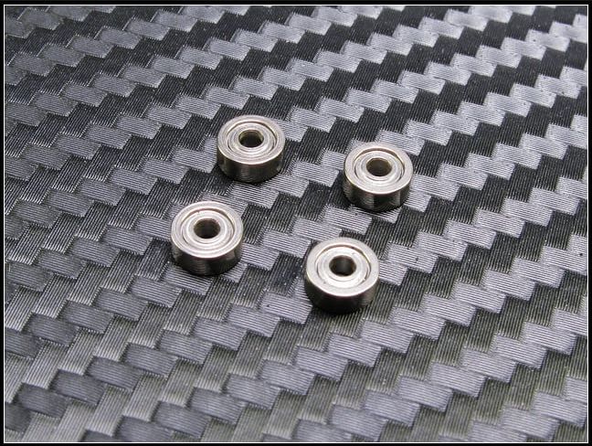 PN Racing Mini-Z ABEC7 Ceramic 2x6x2.5mm Shield Hub Dry Ball Bearing (4pcs) #600127C