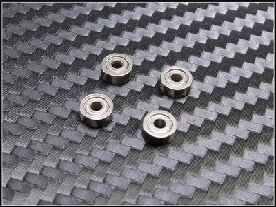 PN Racing Mini-Z ABEC7 Ceramic 2x6x2.5mm Shield Hub Dry Ball Bearing (4pcs) #600127C