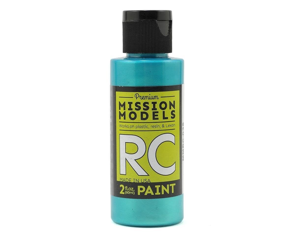 Mission Models Iridescent Turquoise Acrylic Lexan Body Paint (2oz) #MMRC-035