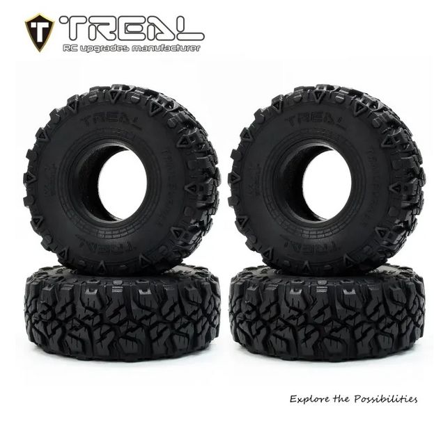 #X003V596Q1 Treal Hobby Trailburner 1.0" Micro Crawler Tires (4)
