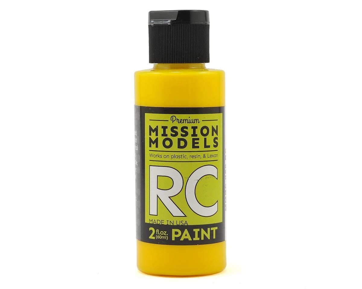 Mission Models Translucent Yellow Acrylic Lexan Body Paint (2oz) #MMRC-056