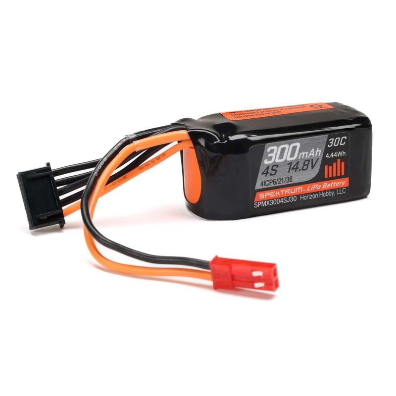#SPMX3004SJ30 Spektrum 4S 30 LiPo Battery (14.8V/300mAh) w/JST-RCY Connector