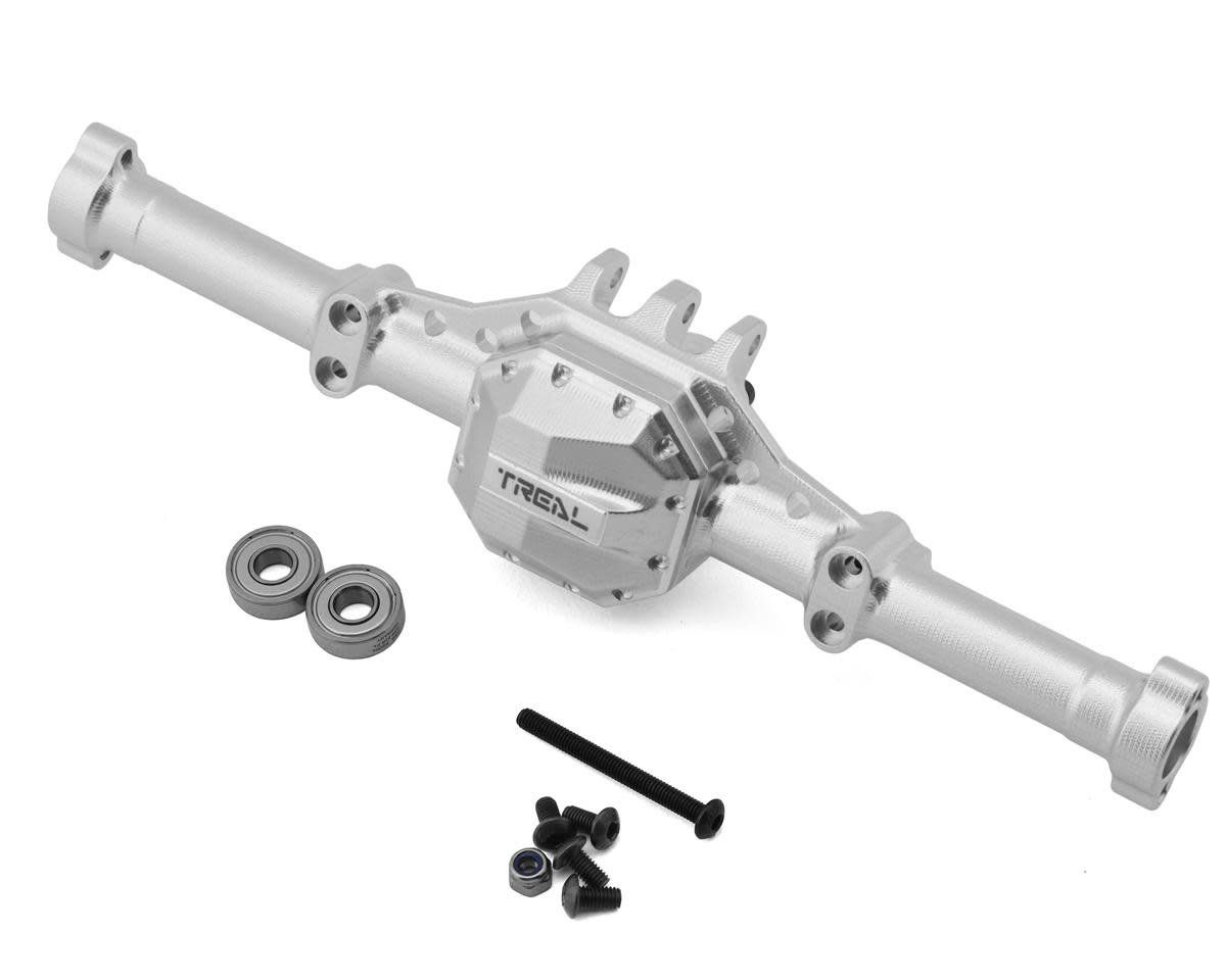 #X003BTUBSJ Treal Hobby Element RC Enduro Aluminum Rear Axle Housing (Silver)