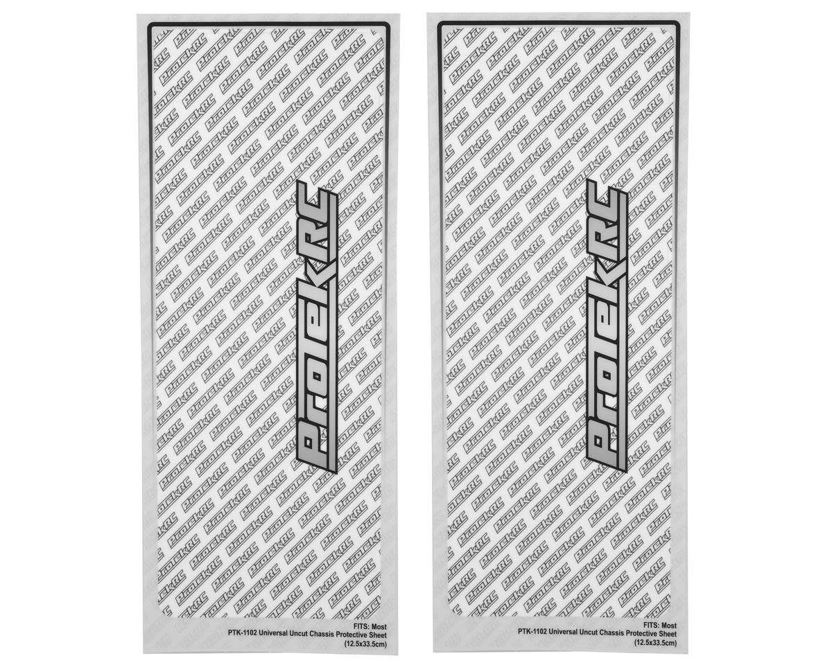 #PTK-1102-WHT ProTek RC Universal Chassis Protective Sheet (White) (2) (12.5x33.5cm)