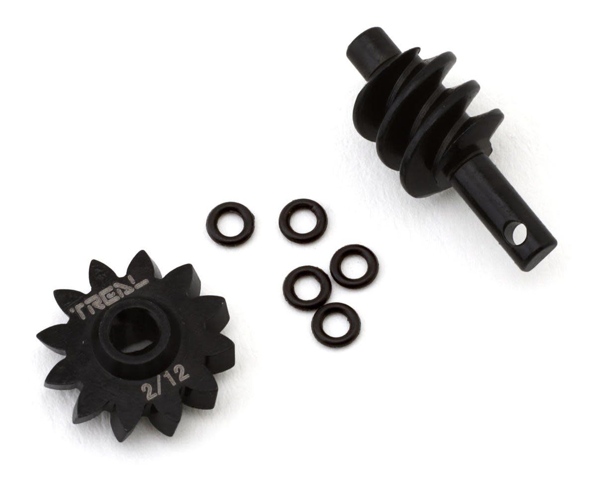 #X003AJ3J75 Treal Hobby Axial SCX24 Steel Overdrive Differential Gears (2T/12T)