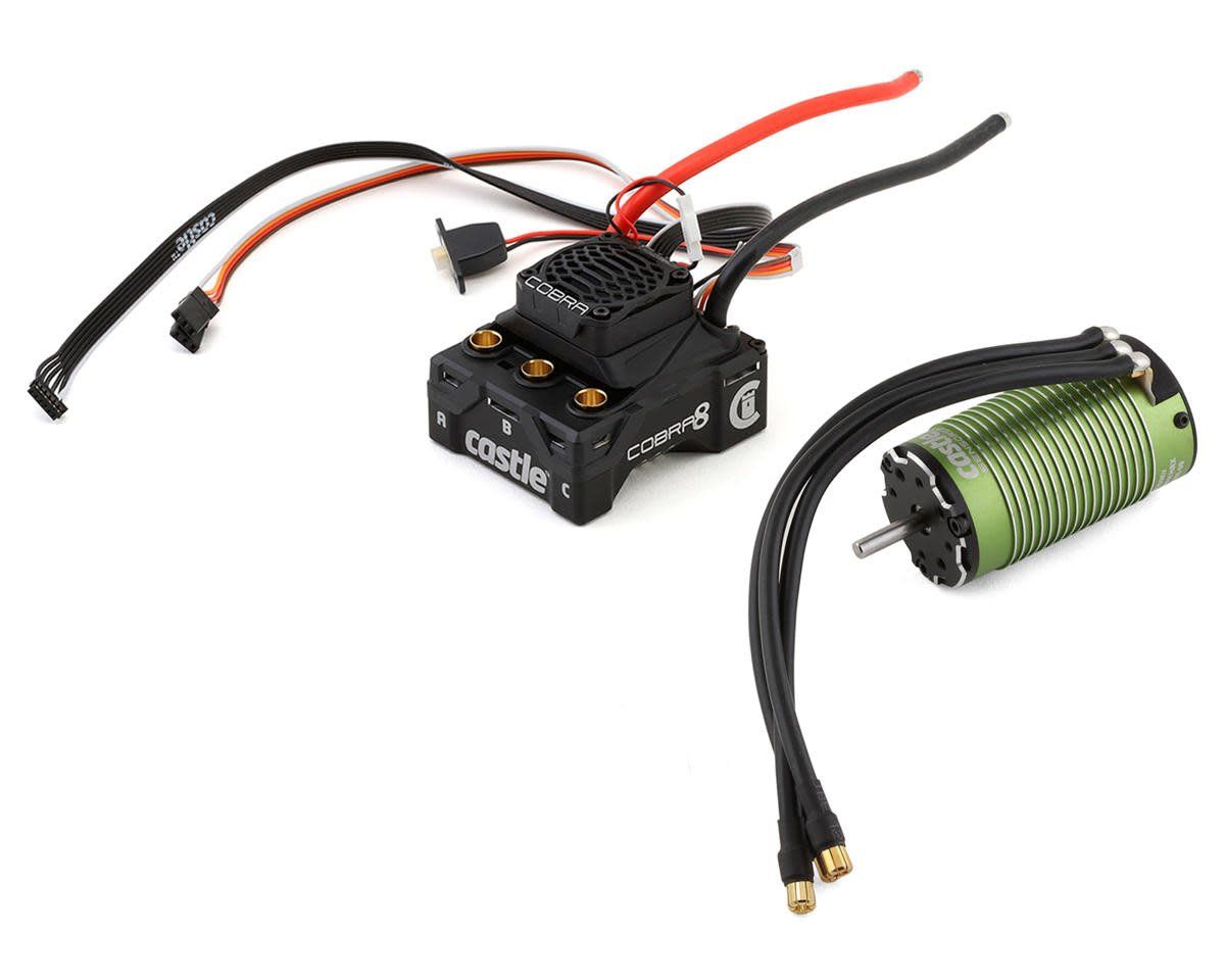 #010-0172-03 Castle Creations Cobra 8 6S 1/8 Scale Brushless Motor &amp; ESC Combo (2200Kv) w/1515 V2 Sensored Motor