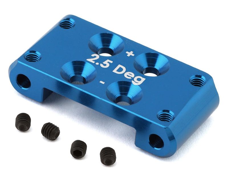 #92437 Team Associated RC10B7 Factory Team Aluminum Front Bulkhead (+/-2.5 Deg)