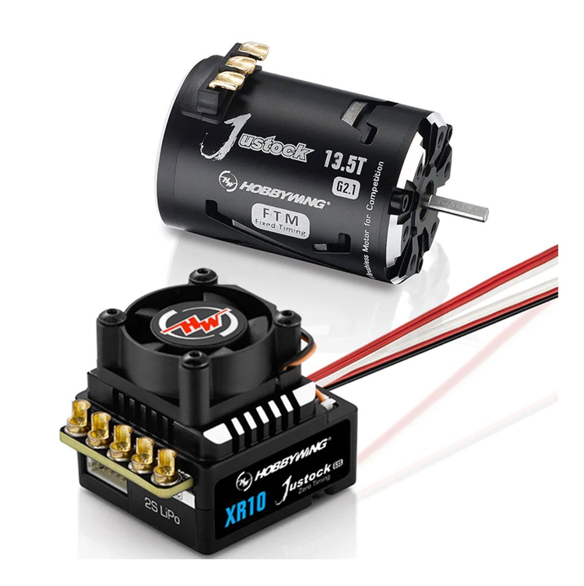 #38020371 13.5T Hobby Wing Xerun XR10 Justock G3S, JS4 13.5T G2.1 Motor Combo