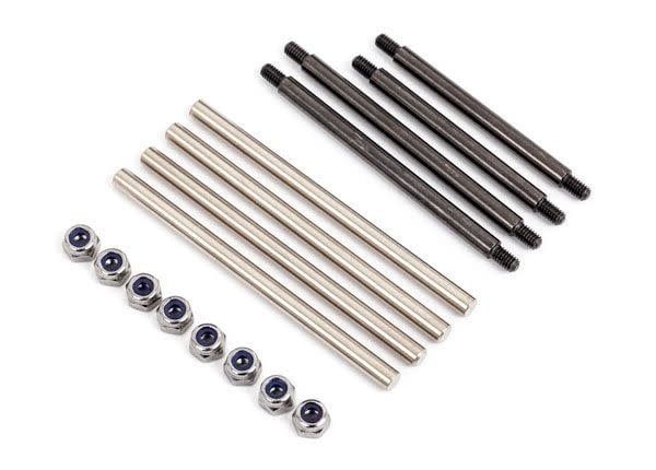 Traxxas Suspension pin set, extreme heavy duty, complete (front and rear) (hardened steel) (3x52mm (4), 3x32mm (2), 3x40mm (2))/ M2.5x0.45mm NL (8) (for use with #9080 upgrade kit) #9042X