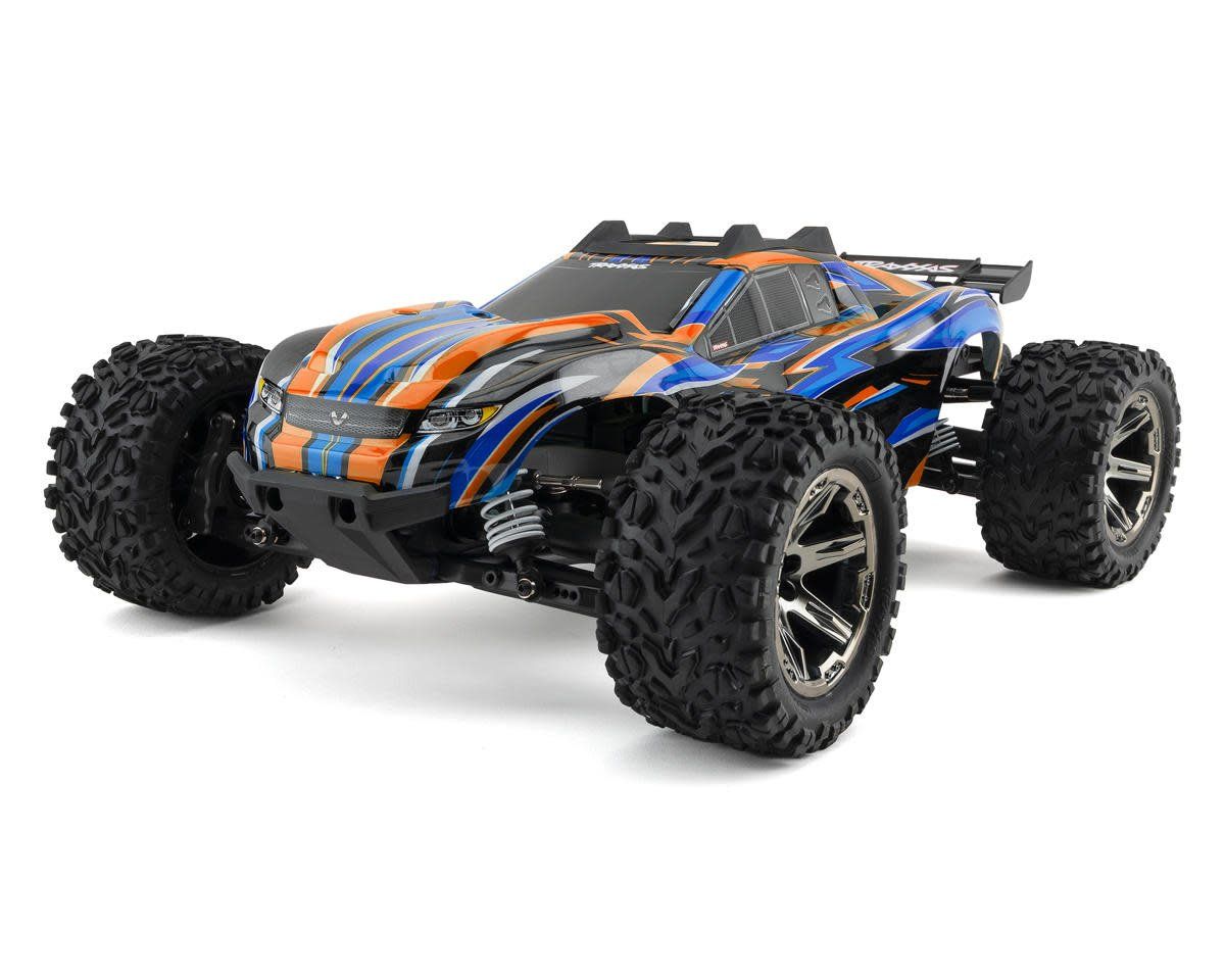 #67376-4-ORNG Traxxas Rustler 4x4 VXL Brushless RTR 1/10 4WD Stadium Truck (Orange) w/TQi 2.4GHz Radio &amp; TSM
