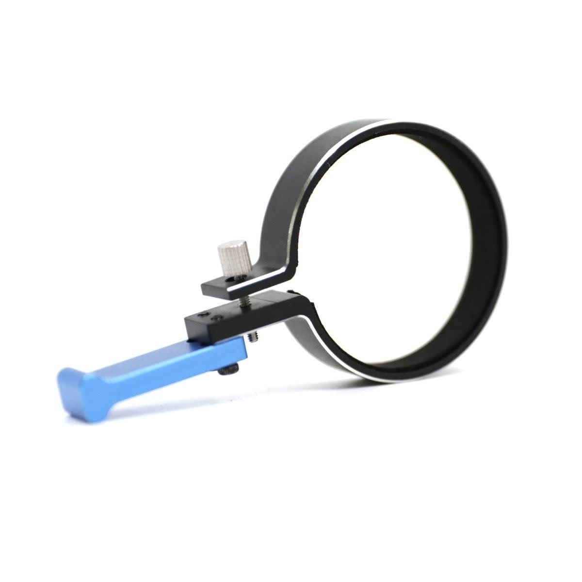 #PHB6020BLUE Aluminum One Hand Steering Wheel Trigger Adapter Blue