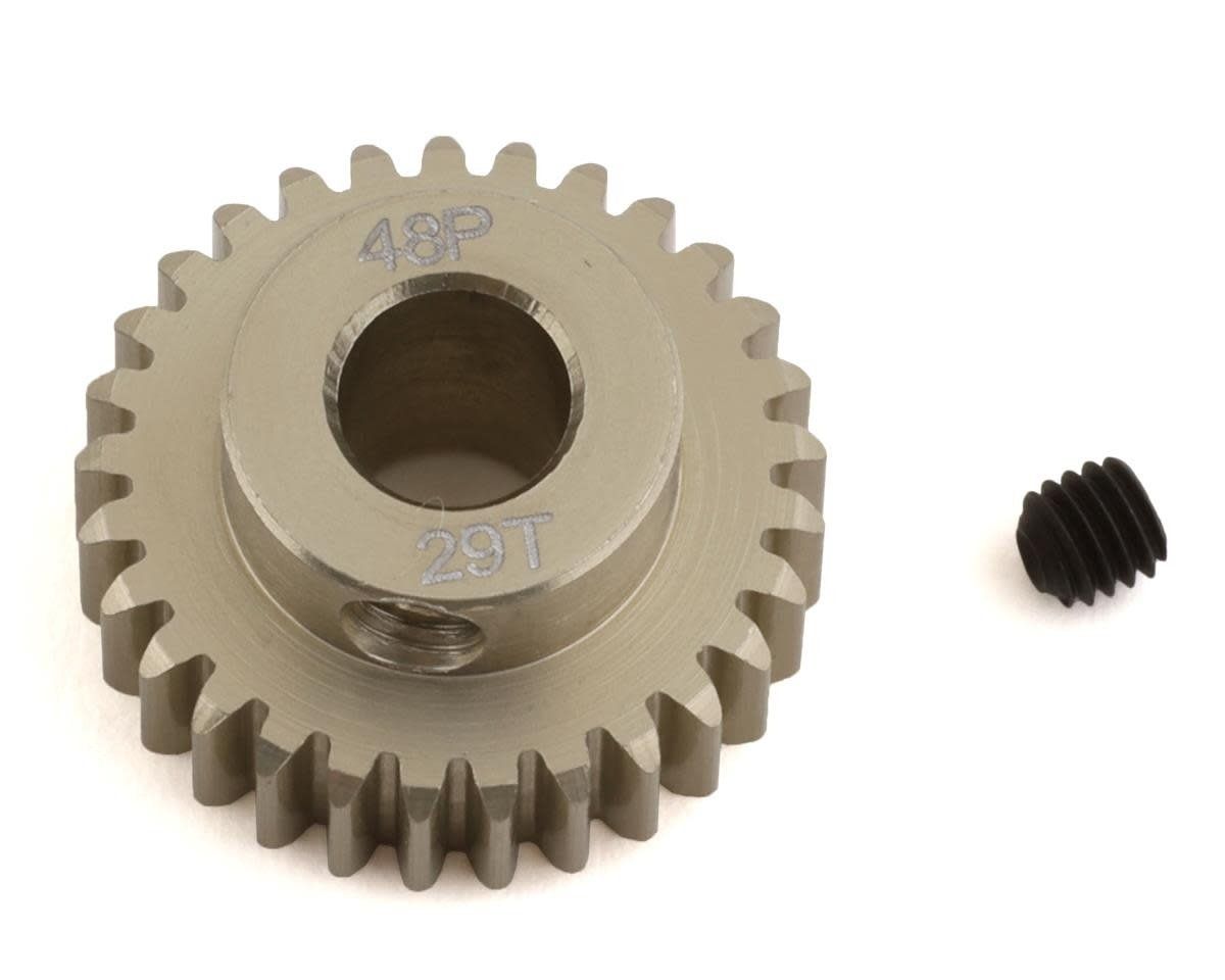 #PTK-8649 ProTek RC 48P Lightweight Hard Anodized Aluminum Pinion Gear (5.0mm Bore) (29T)