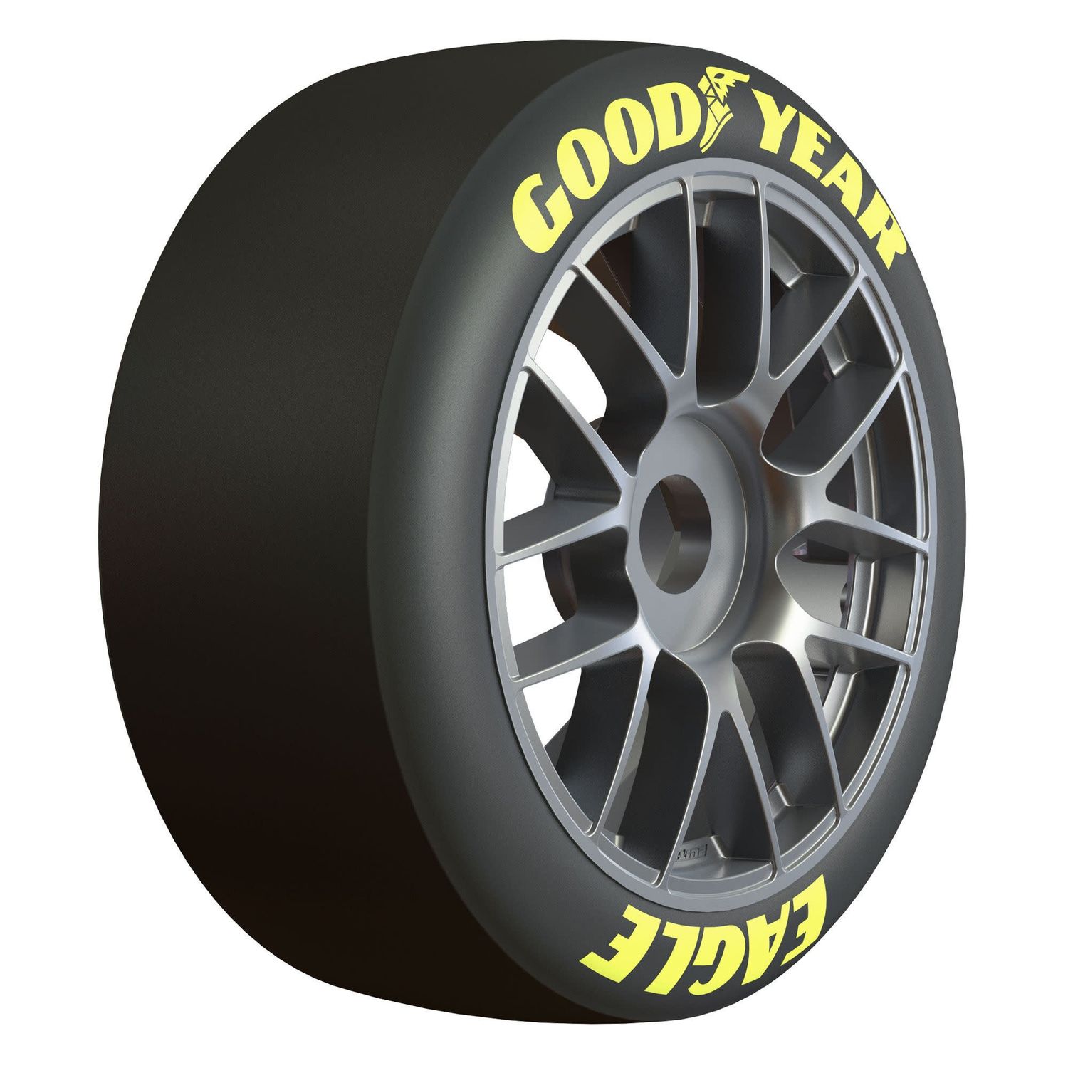 #1023311 Pro-Line 1/7 Goodyear NASCAR Cup F/R Belted MTD 17mm Gunmetal: Infraction 6S