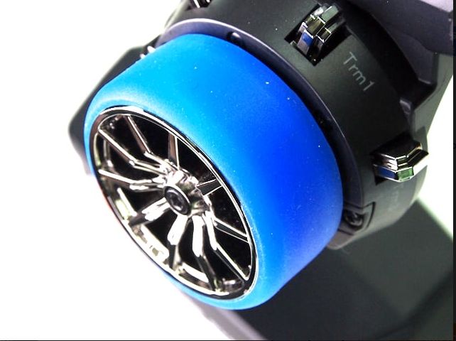 PN Racing Universal Transmitter Steering Wheel Grip (Blue)