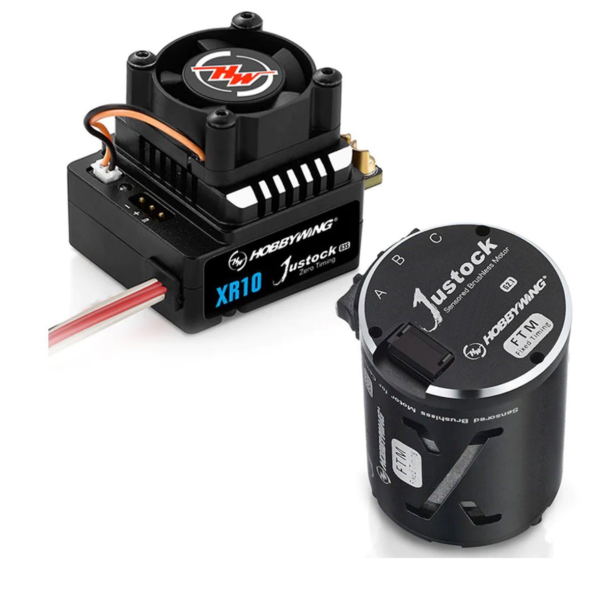 #38020372 Hobby Wing Xerun XR10 Justock G3S, JS5 17.5T G2.1 Motor Combo