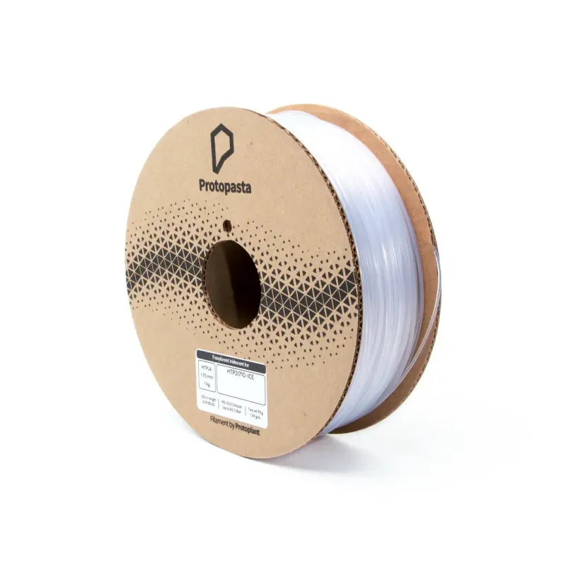 Protopasta Iridescent Ice Clear Translucent HTPLA  1.75mm 1kg Spool #HTP21710-ICE