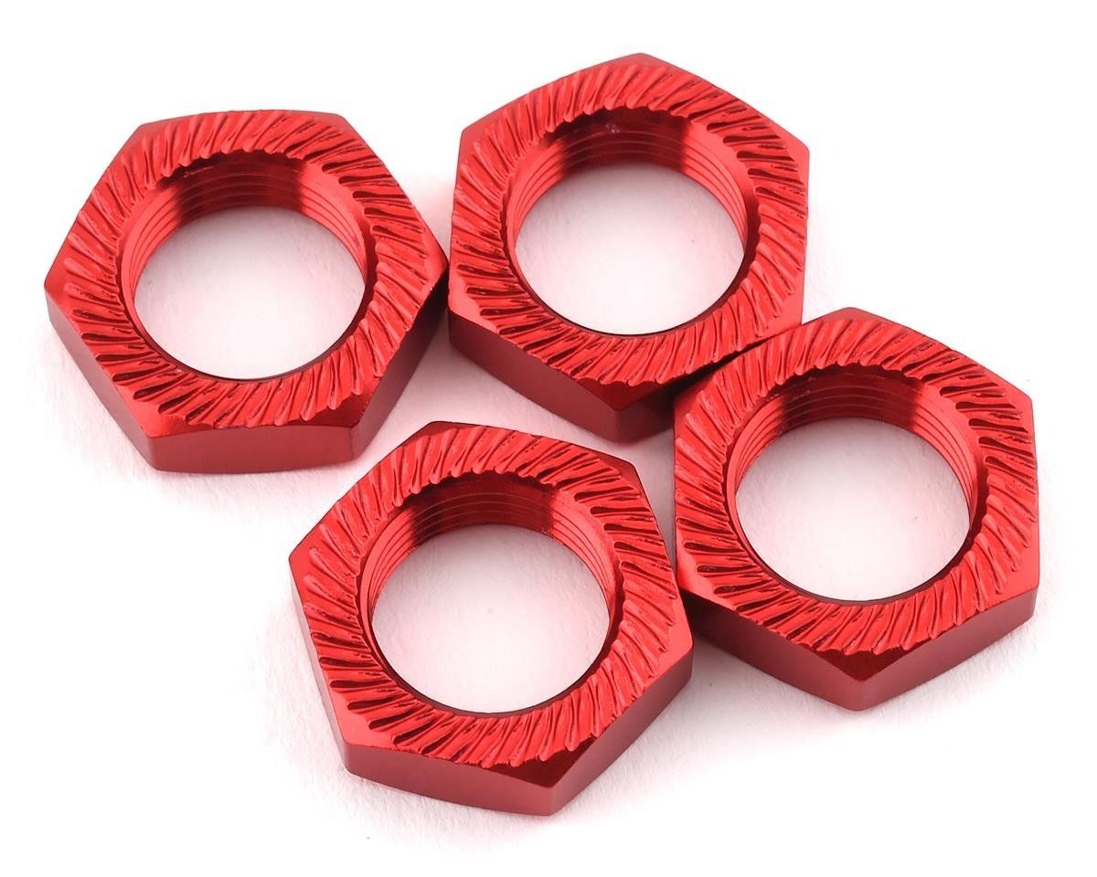 #AR310906 Arrma 17mm Aluminum Wheel Nut (Red) (4)