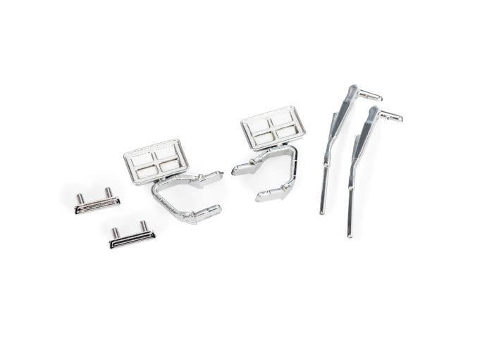 #9816 Traxxas Door handles (left &amp; right)/ mirrors, side (left &amp; right)/ windshield wipers (fits #9812 body)