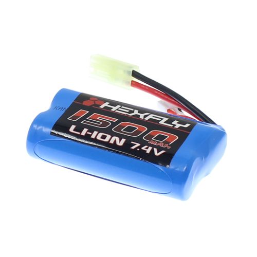 #RER11040 Redcat Hexfly 2S 1C Li-Ion Battery (7.4V/1500mAh) w/Tamiya Connector