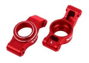 Traxxas STUB AXLE CARRIERS ALUM RED L/R  #7852-RED