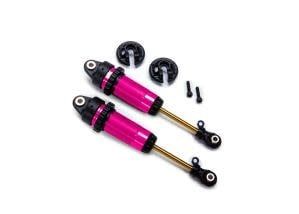 #7462-PINK Traxxas Shocks, GTR xx-long pink-anodized, PTFE-coated bodies with TiN shafts (fully assembled, without springs) (2)