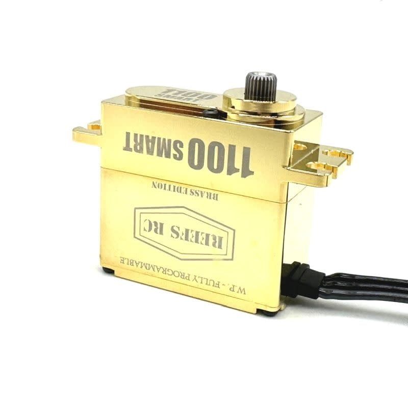 #REEFSS179 Reefs RC  Black 1100 Smart Brass Edition High Torque High Speed Brushless Servo