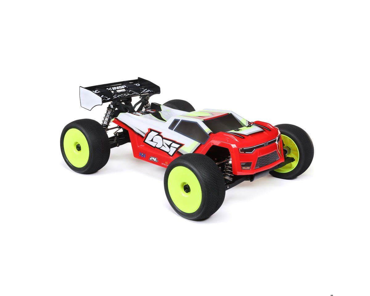 #LOS04020  Losi 8IGHT-XTE 1/8 4WD Electric Brushless RTR Truggy w/DX3 2.4GHz Radio