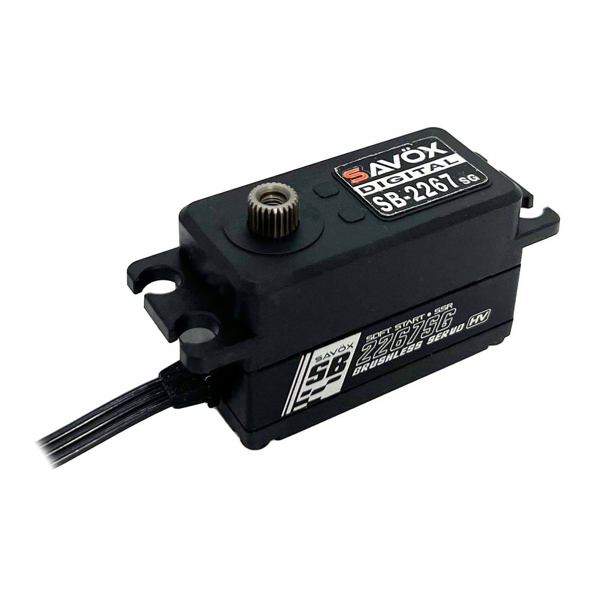 #SB-2267SG Savox  High Voltage, Steel Gear, Monster Low Profile Servo with Soft Start, 0.065sec / 444.4oz @ 8.4V