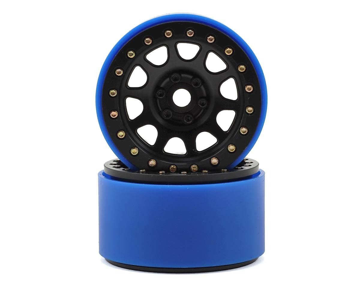 #SSD00152 SSD RC 2.2 D Hole PL Beadlock Wheels (Black) (2) (Pro-Line Tires)
