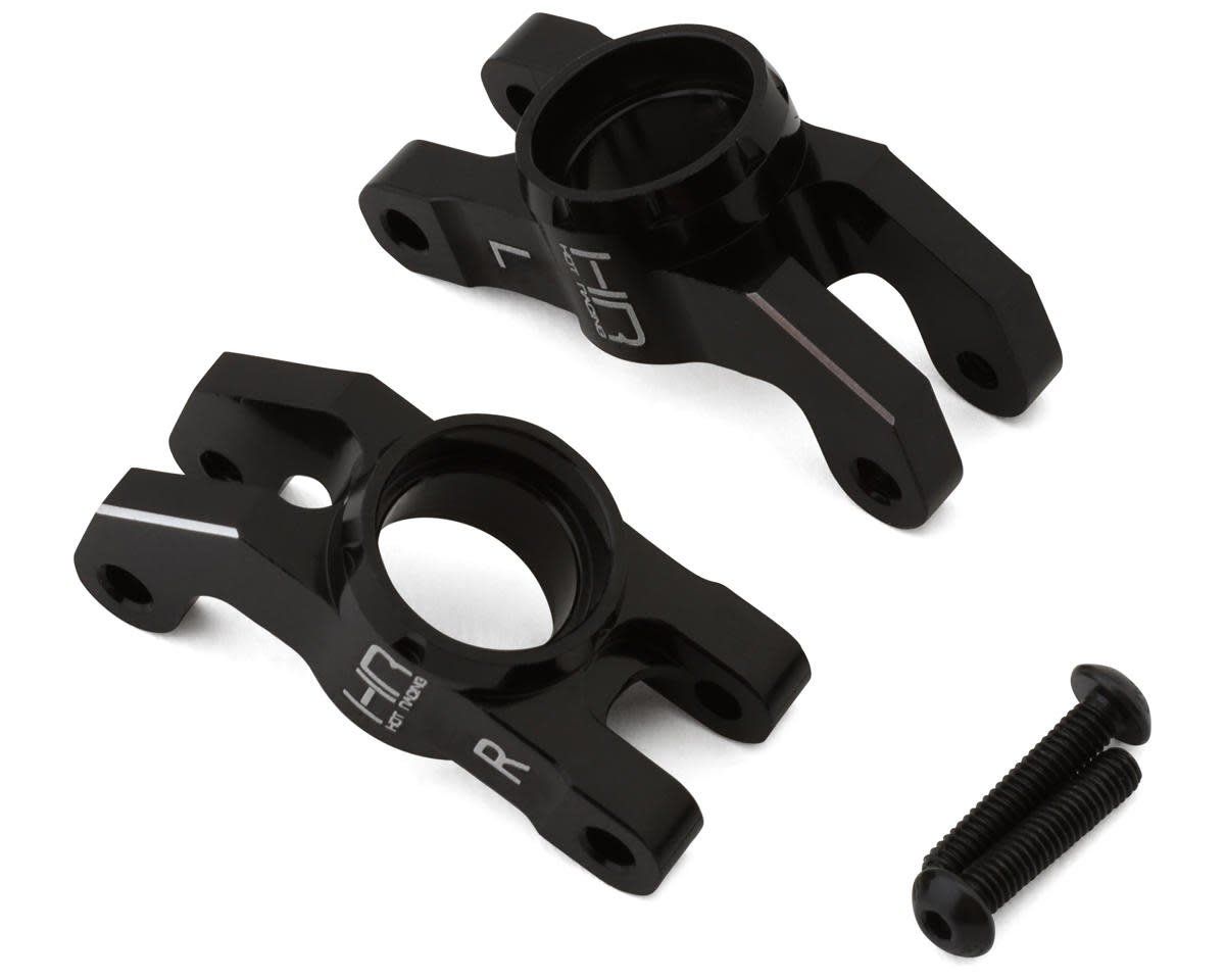 #GRM2201 Hot Racing Arrma Grom Aluminum Rear Hub Carrier Set (Black) (2)