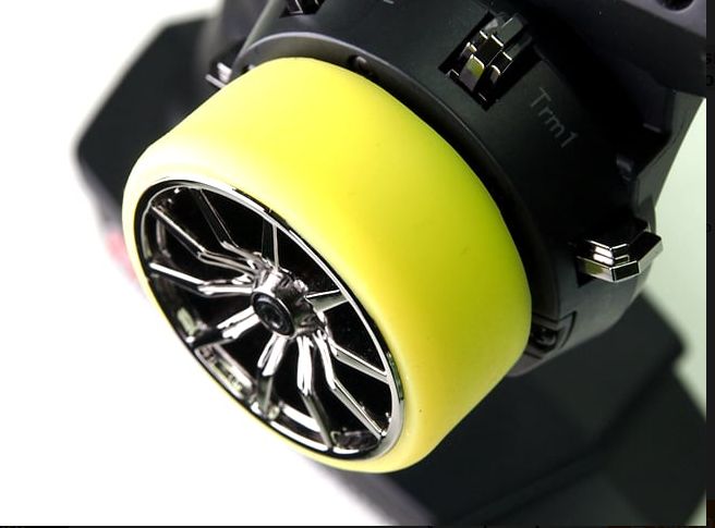 PN Racing Universal Transmitter Steering Wheel Grip (Yellow)