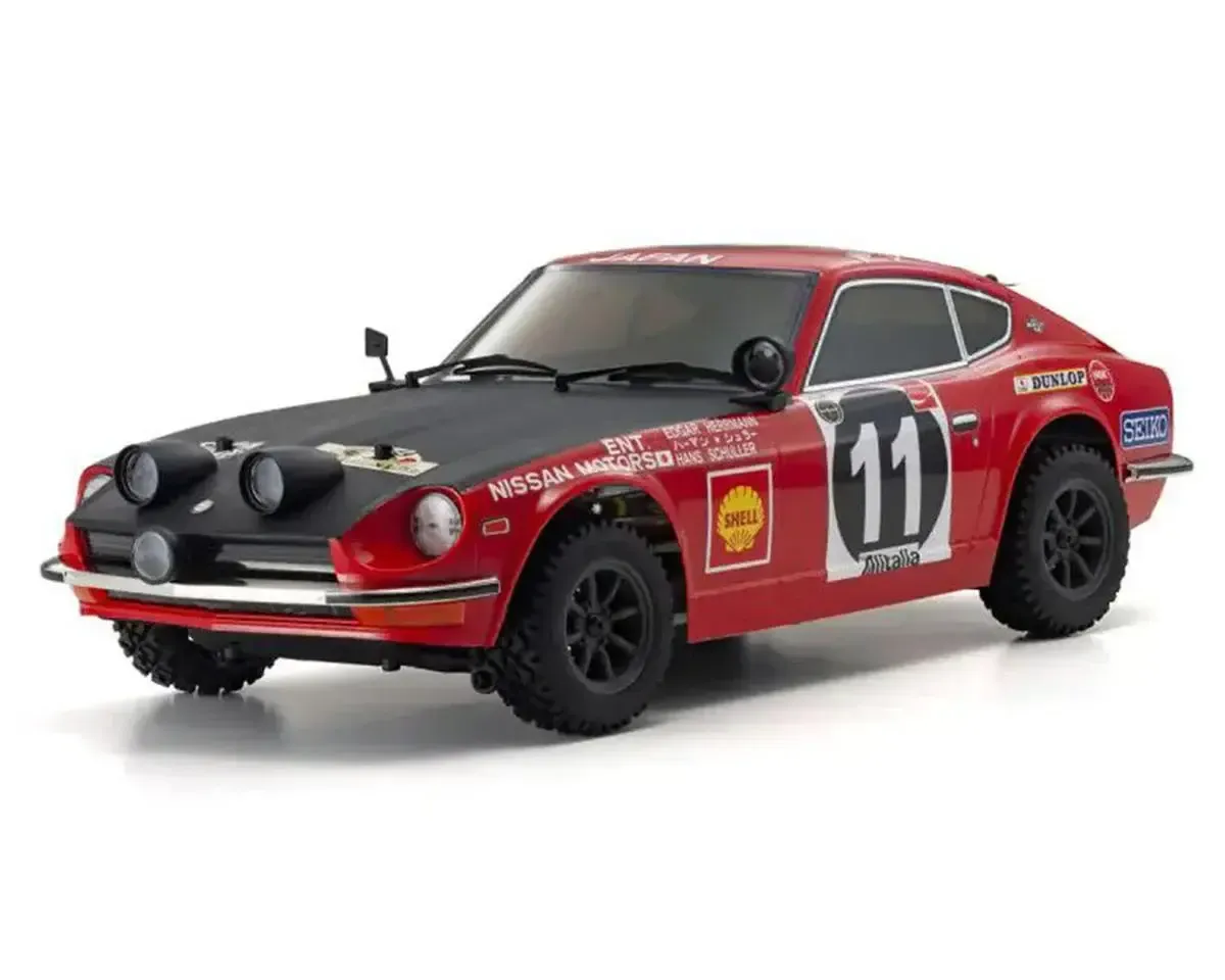 #KYO34482T1 Kyosho EP Fazer Mk2 FZ02-R 1971 Datsun 240Z Rally ReadySet (Red) w/Syncro KT-231P 2.4GHz Radio