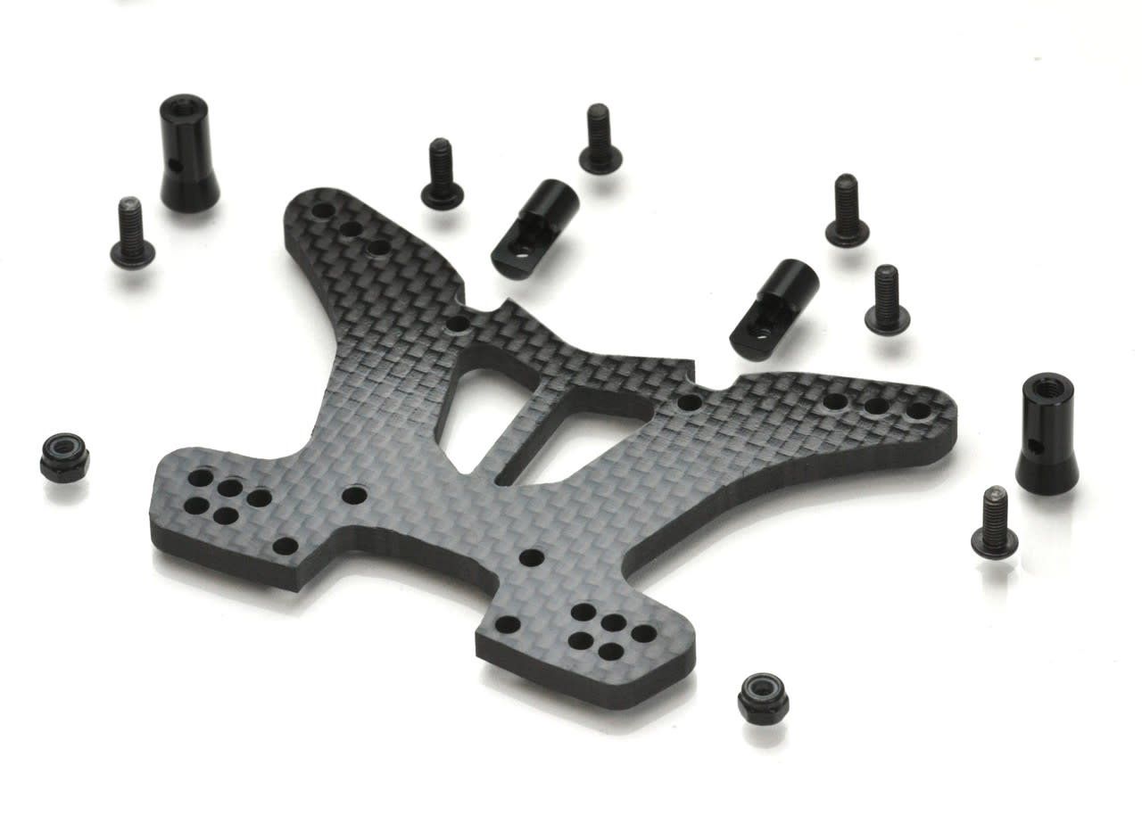 Exotek Racing SLASH 4X4 CARBON FIBER SHOCK TOWER- REAR, 4WD SLASH/ RALLY #2213