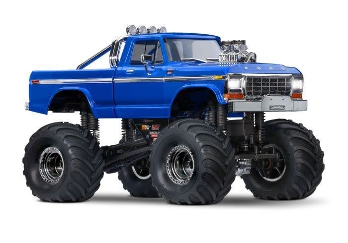 #98044-1-BLUE Traxxas 1/18 Trx-4Mt Mt 1979 F-150 4Wd Tq2.4 Blue