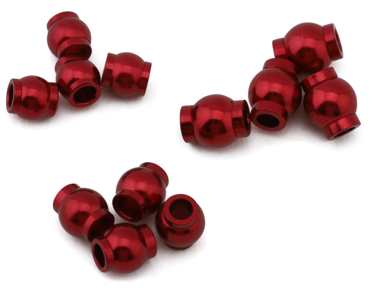 #GRM160B02 Hot Racing Arrma 1/18 Aluminum Pivot Ball Set (Red) (12)