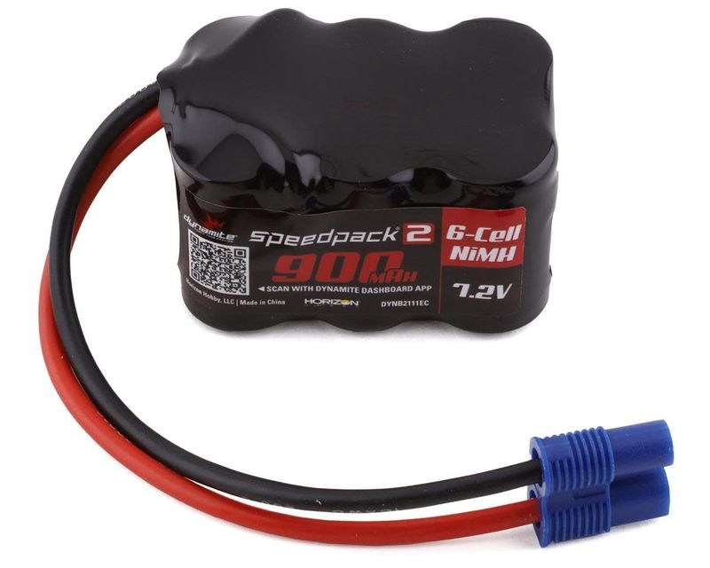 #DYNB2111EC  Speedpack2 7.2V 900mAh 6C NiMH, 3+3, EC3
