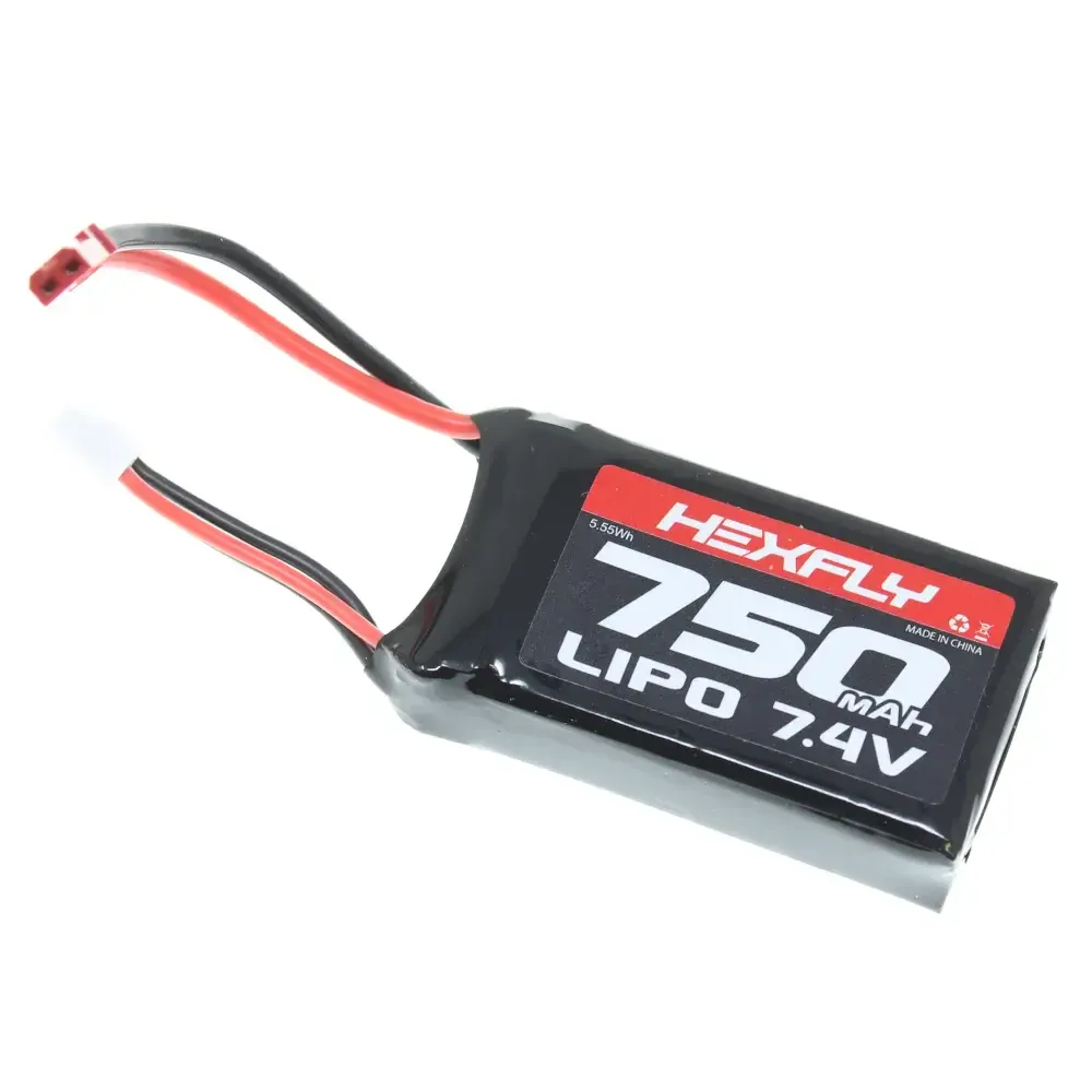 #RER31100 Redcat Racing 2 cell 7.4v 750mah Lipo Battery w/ JST connector (1pc)