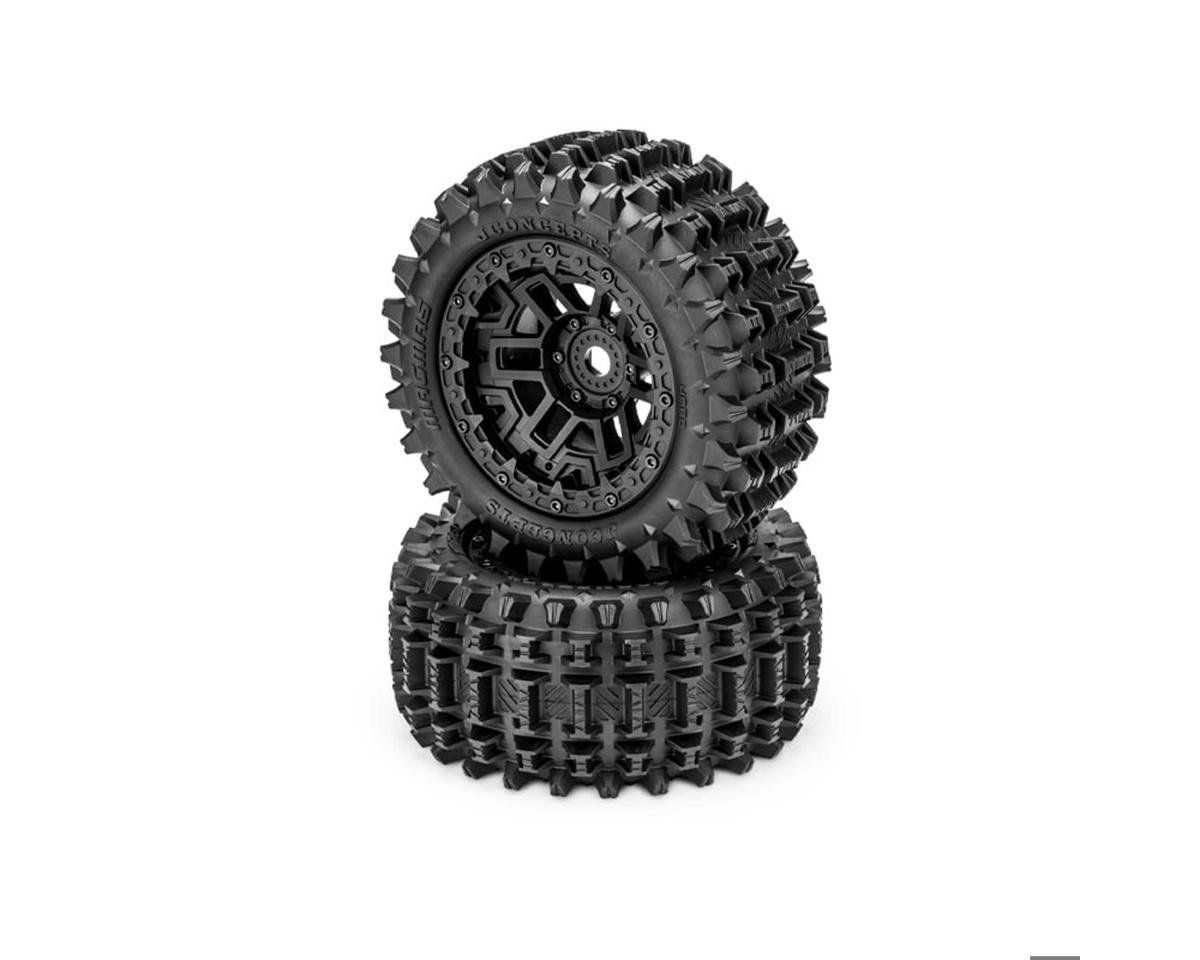 #4088-39912 JConcepts Magma Pre-Mounted Monster Truck Tires (Black) (2) w/17mm Hex