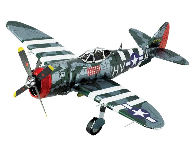 #FSCME1002 Fascinations P-47 Thunderbolt 3D Metal Model Kit