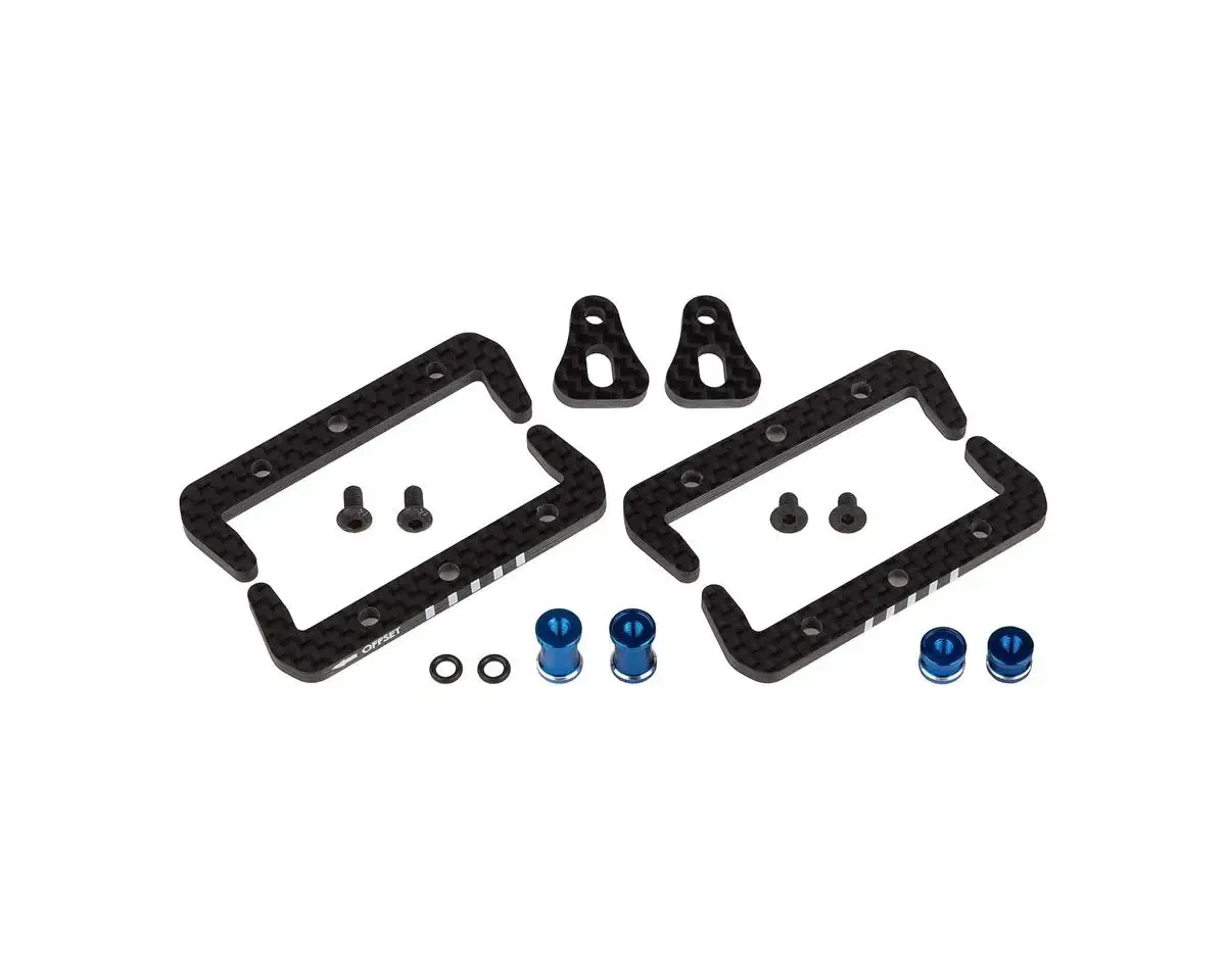 #92482 Team Associated RC10B7/B7D Factory Team Carbon Fiber Battery Mount Set