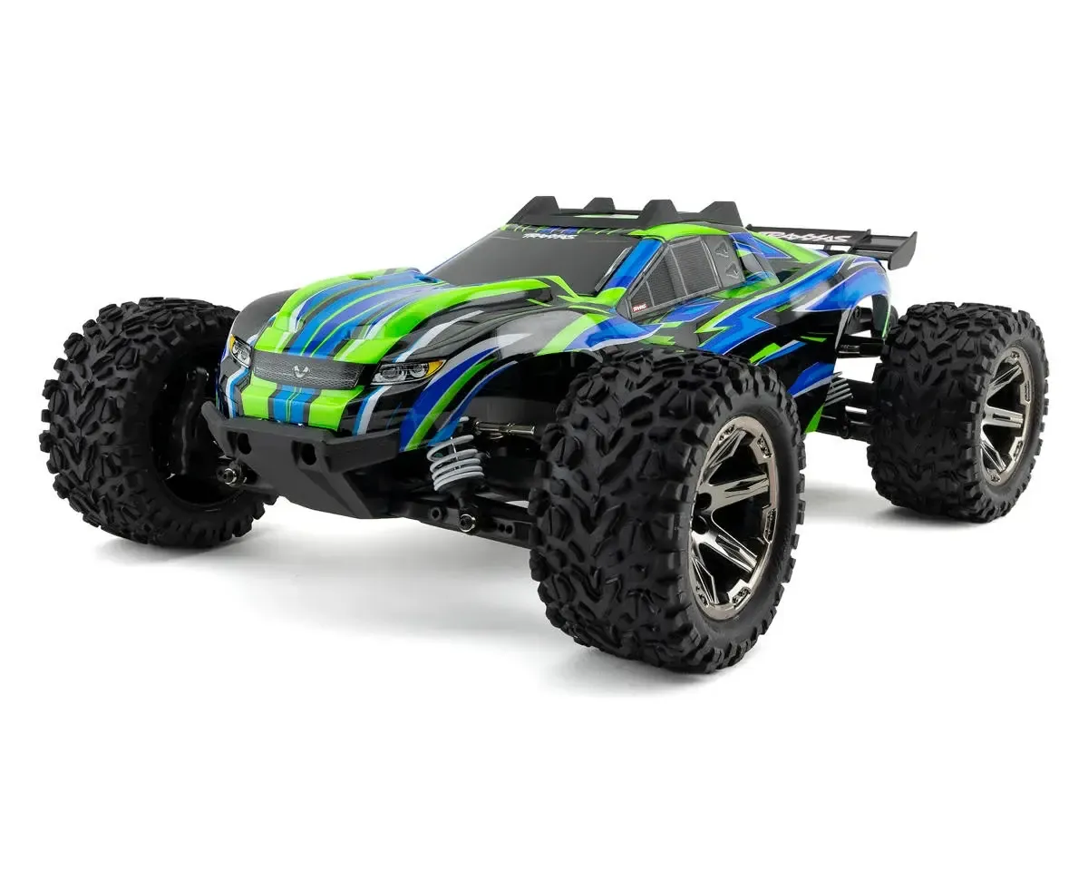 #67376-4-GRN Traxxas Rustler 4x4 VXL Brushless RTR 1/10 4WD Stadium Truck (Green) w/TQi 2.4GHz Radio &amp; TSM
