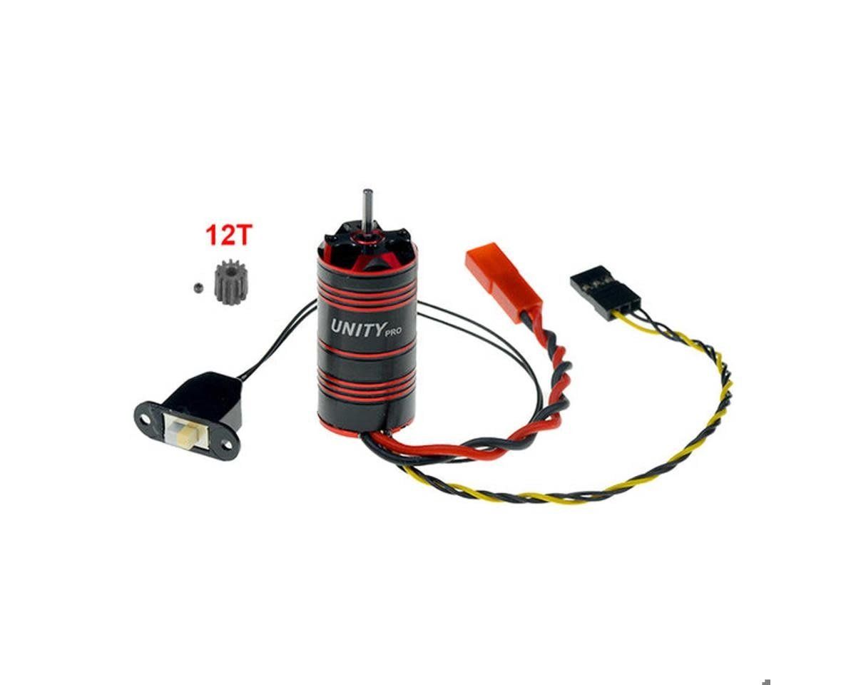 #FUR-2574 Furitek Ascent-18 UNITY PRO 2-in-1 Micro FOC Brushless System (3500kV) w/12T Pinion &amp; 2.4GHz Receiver