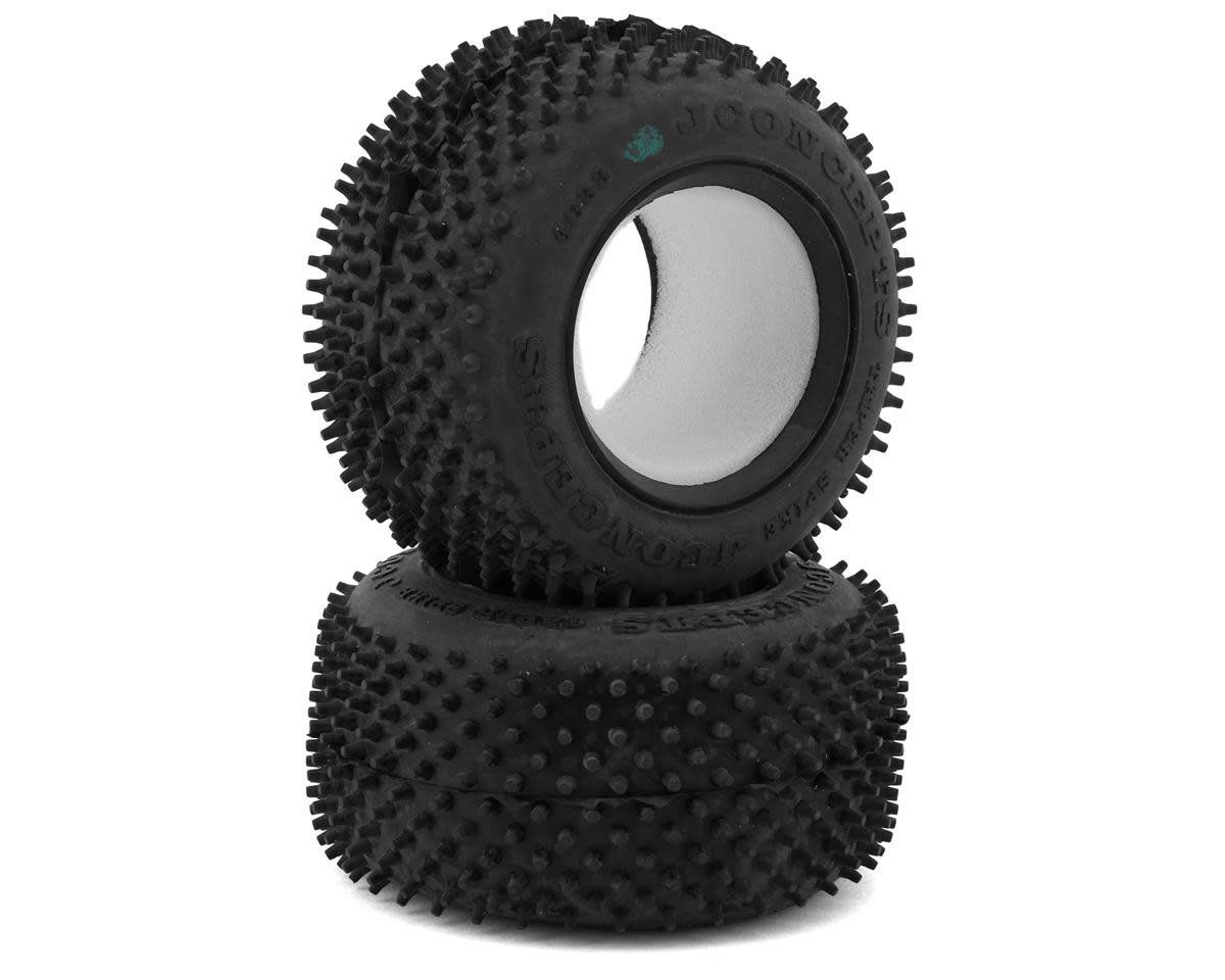 #4033-02 JConcepts Taper Spike 1.7" Rear Buggy Tires (2) (Green)
