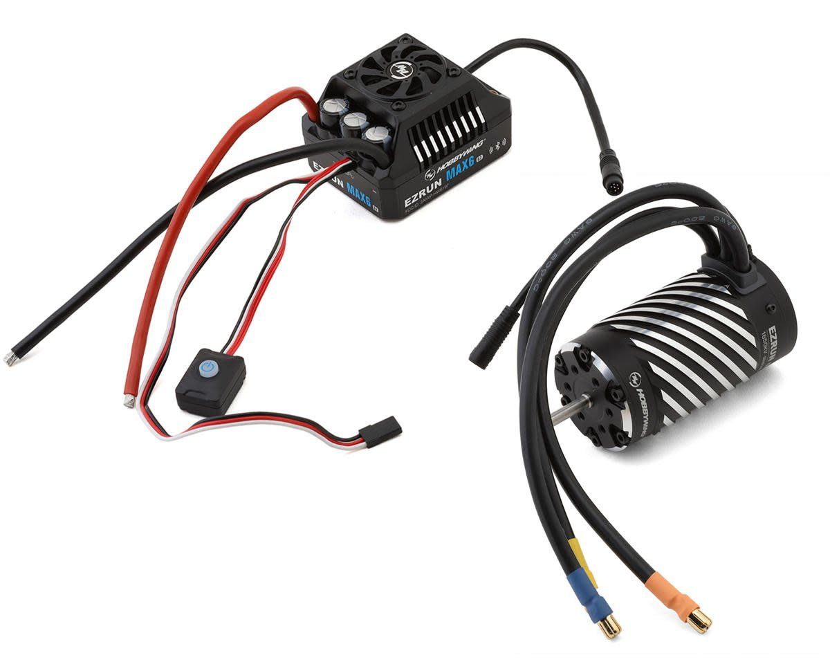 #38010803 Hobbywing EZRun MAX6 G2 Sensored Brushless ESC &amp; Motor Combo w/4990SD G2 (1650kV)