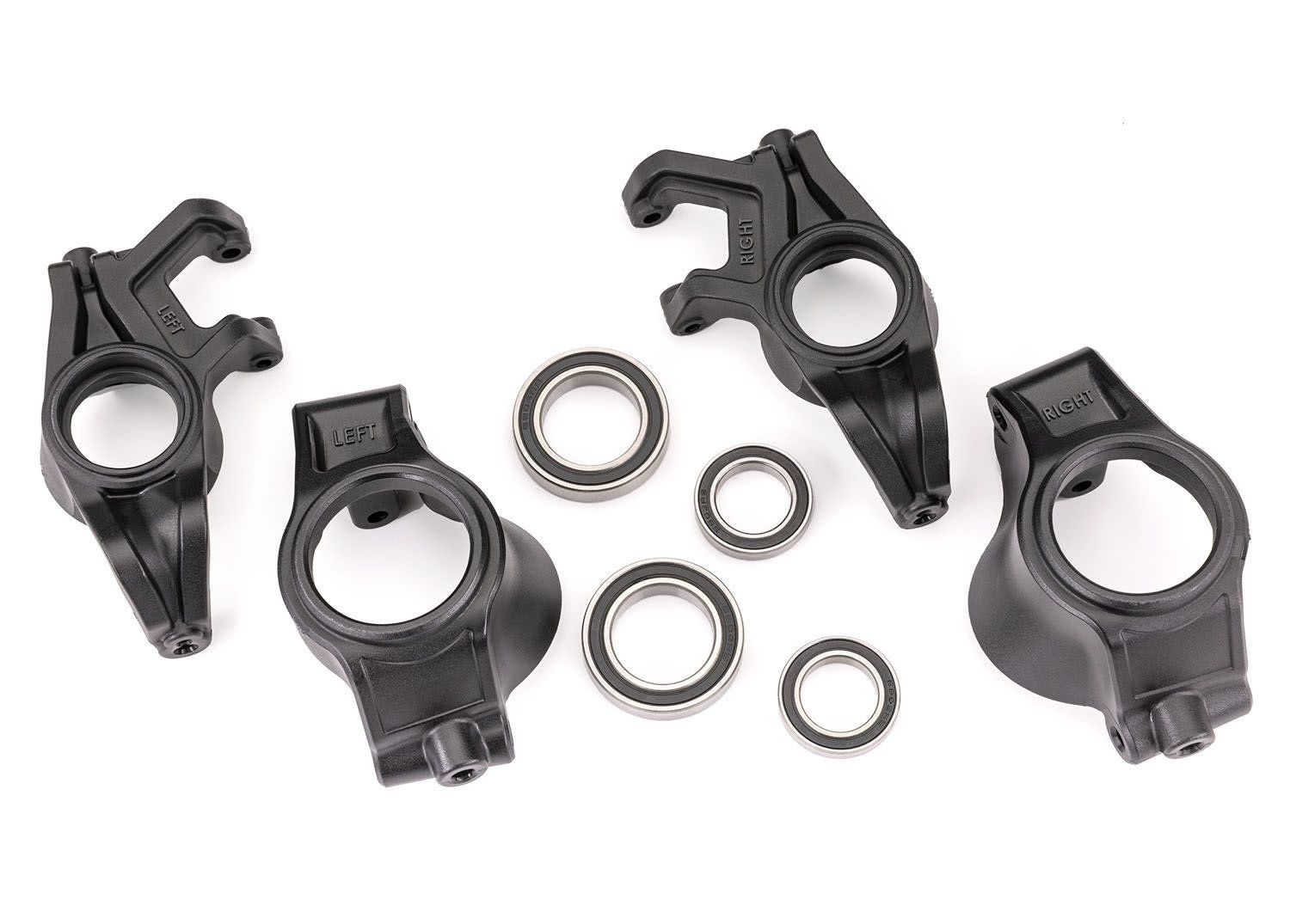 #7836X Traxxas STEERING BLKS CASTER BLKS L&amp;R