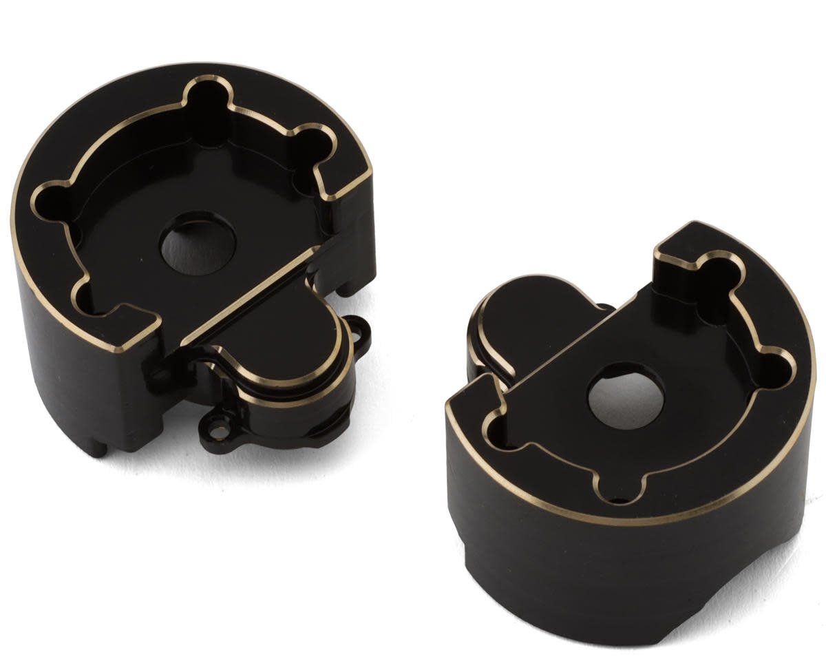 #RER30586 Redcat Ascent Brass Outer Portal Covers (Black) (2) (144g)
