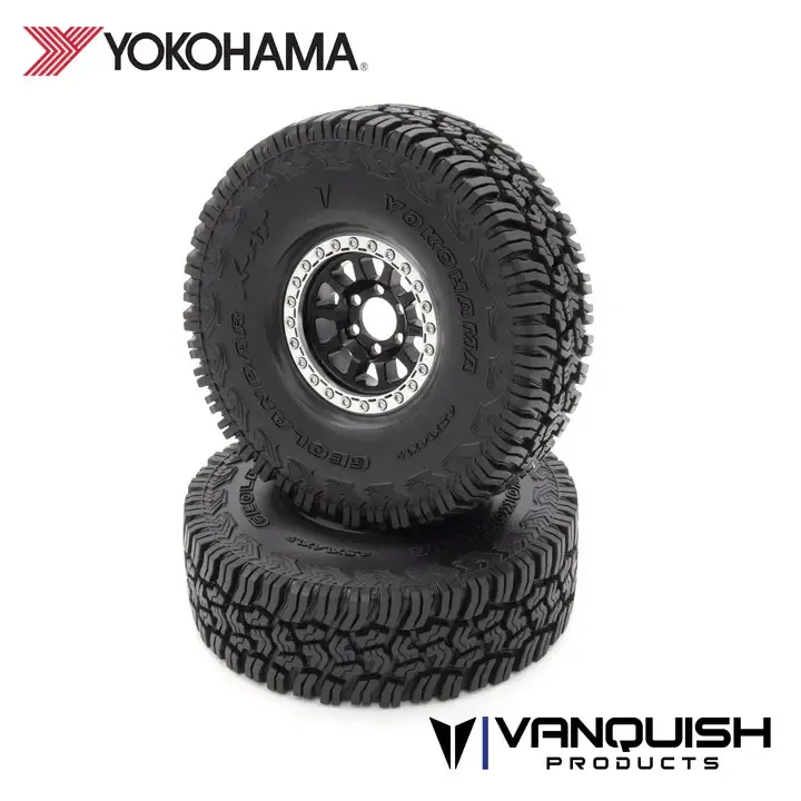 #VPS10107 Vanquish Products Yokohama Geolandar X-AT 1.9 Tires (2) Red Compound