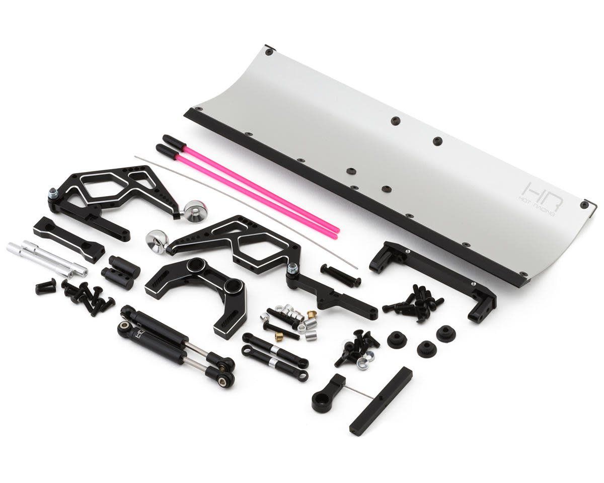 #TRXF1213P08 Hot Racing Aluminum Snow Plow Set for Traxxas® TRX-4™