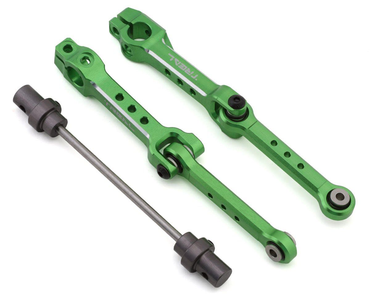 #X002V30FGT Treal Hobby Losi LMT CNC Aluminum Sway Bar Set (Green) (2) (Front/Rear)