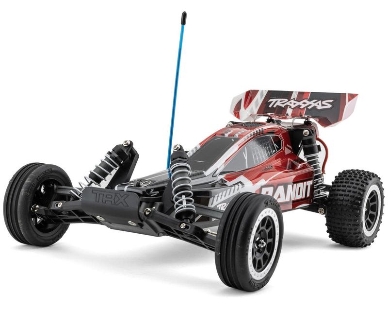 #24254-8-RED  Traxxas Bandit 1/10 RTR 2WD Electric Buggy (Red) w/XL-5 ESC, TQ 2.4GHz Radio, Battery &amp; USB-C Charger